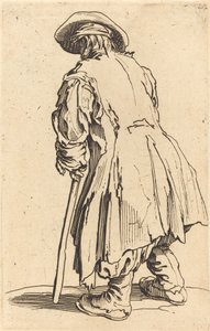 Gammel tigger med én krykke, ca. 1622 av Jacques Callot