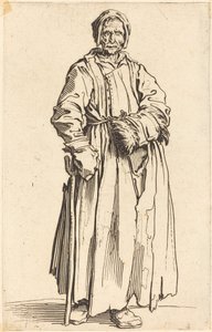 Enøyd kvinne, ca. 1622. av Jacques Callot