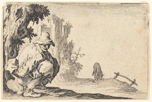 Bonde avføring av Jacques Callot