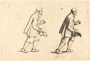 Bonde med hatt i hånd, ca. 1622. av Jacques Callot
