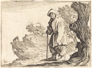 Bonde med sekk av Jacques Callot