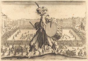 Piazza Santa Croce, Firenze av Jacques Callot