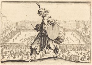 Piazza Santa Croce, Firenze, ca. 1617. av Jacques Callot