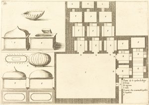 Plan for Spelunche Reggae av Jacques Callot