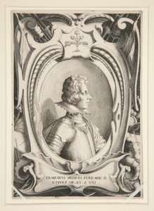 Portrett av Francois de Medicis av Jacques Callot