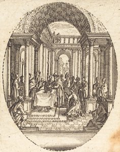 Presentasjon i tempelet, ca. 1631. av Jacques Callot