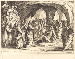 Oppdragelse av Lasarus av Jacques Callot