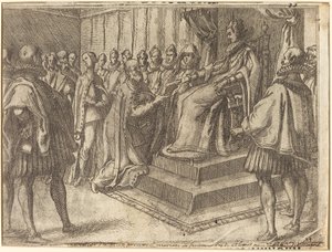 Mottak av Polens utsending [recto] av Jacques Callot