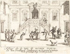 Return of the Prodigal Son av Jacques Callot