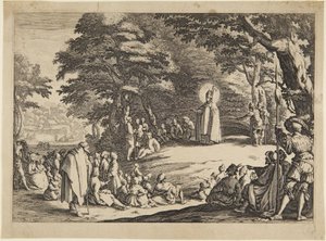 Sankt Amond, Sankt Nikolas eller Sankt Severin av Jacques Callot