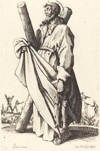 Saint Andrew, utgitt 1631. av Jacques Callot