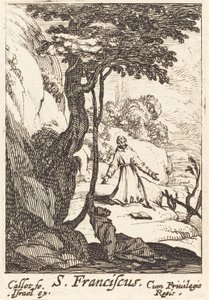 Saint Francis, ca. 1632. av Jacques Callot