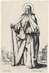 Saint James the Mindre fra Les Grands Apôtres (De store apostlene), 1631 av Jacques Callot