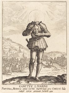 Saint Livier av Jacques Callot