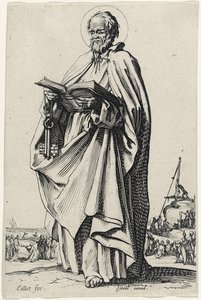 Sankt Peter fra De store apostlene, 1631 av Jacques Callot