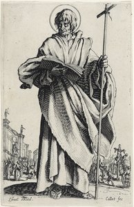 Saint Philip fra The Large Apostles, 1631 av Jacques Callot
