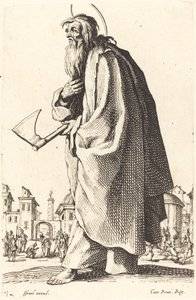 Saint Thaddeus, utgitt 1631. av Jacques Callot