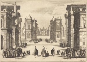 Suleiman, Act I, 1620. av Jacques Callot
