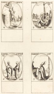 St. Calixtus; St. Hedwigs; Hellige Martinian og Saturian; St. florentinsk av Jacques Callot