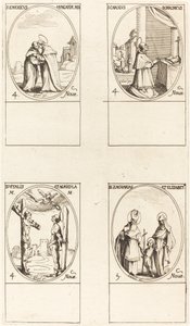 St. Emeric; St. Charles Borromeo; St. Vitalis & Agricola; Sts. Zachary og Elizabeth av Jacques Callot