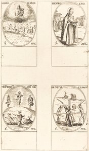 St. Mary of Snow; St. Memmius, biskop; Transfigurasjonen; Sts. Justus og pastor av Jacques Callot