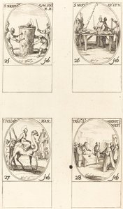 St. Nicephorus; St. Nestor; St. Julian; Oversettelse av St. Augustin av Jacques Callot