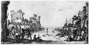 St Sebastian, c1605-1630 1924 av Jacques Callot