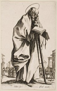 Sankt Simon, fra serien «De store apostlene» av Jacques Callot
