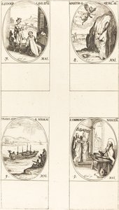 St. Stanislaus; Åpenbaringen av St. Michael; Oversettelsen av St. Nicholas; St. G av Jacques Callot