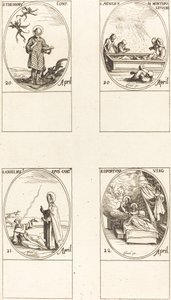 St. Theodorus; St. Agnes av Monte Pulciano; St. Anselme, erkebiskop av Canterbury; St av Jacques Callot
