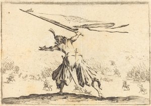 Fanebærer av Jacques Callot