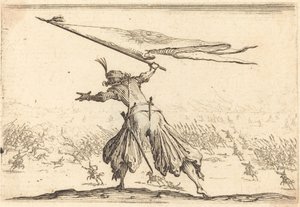 Fanebærer av Jacques Callot