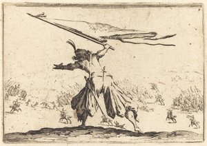Fanebærer av Jacques Callot