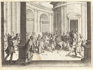 Steining av Jesus av Jacques Callot