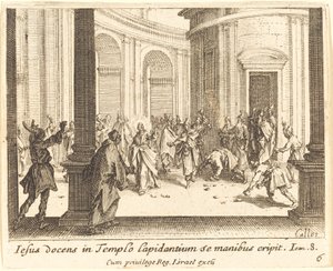 Steining av Jesus av Jacques Callot