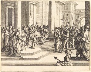 Steining av Jesus, 1635. av Jacques Callot