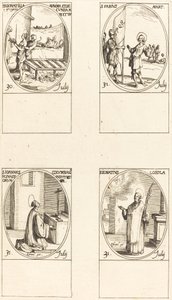 Hellige Donatilla, Greatest & Second; St. Fabius; St. John Colombini; St. Ignatius av Loyola av Jacques Callot