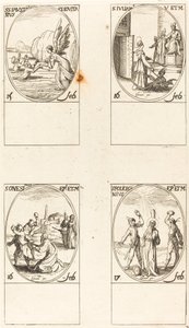 Hellige Faustinus og Jovita; St. Juliana; St. Vi har en; St. Polychronius av Jacques Callot