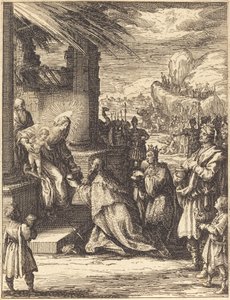 Tilbedelsen av magiene av Jacques Callot