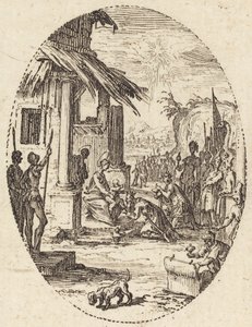 Tilbedelsen av magiene av Jacques Callot