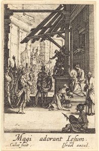 The Adoration of the Magi, i eller etter 1630. av Jacques Callot
