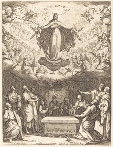 Jomfruens antagelse av Jacques Callot