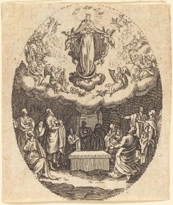 Antagelsen med Cherubin av Jacques Callot