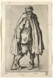 The Beggars: Tigger på krykker med en bag av Jacques Callot