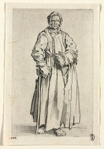 The Beggars: One-Eyed Woman , ca. 1623. av Jacques Callot