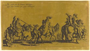 The Bohemians Marching: The Vanguard, sannsynligvis 1700-tallet. av Jacques Callot