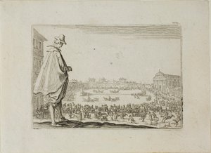 The Chariot Races at Santa Maria, fra The Caprices av Jacques Callot