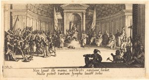 Dødsdommen, ca. 1618. av Jacques Callot