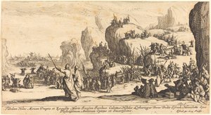 Krysset av Rødehavet av Jacques Callot