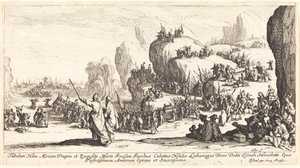 Krysset av Rødehavet av Jacques Callot